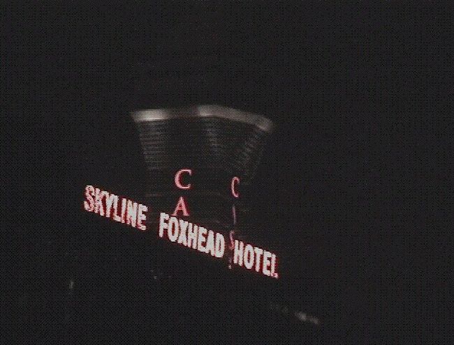 宿泊したホテル。