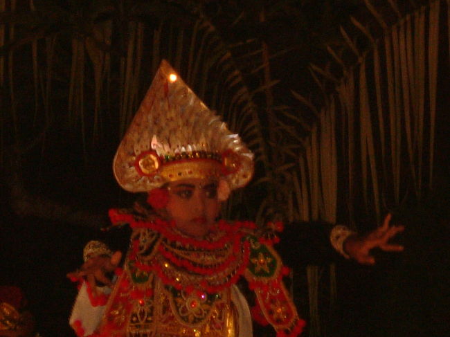 　ウブドで見たレゴンダンスです。途中、観客を楽しませてくれるようなちょっとしたパフォーマンスも入っていて大変楽しかったです！！バリにいかれるときは必見です。