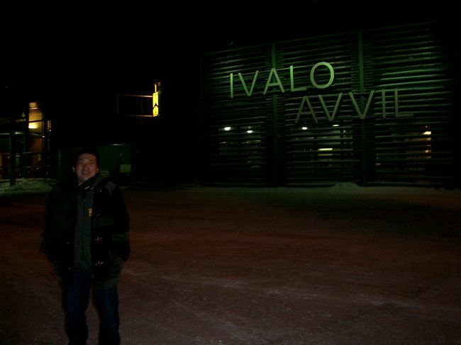 イバロ空港に到着、スウェーデンのキールナよりも寒くありませんでした。