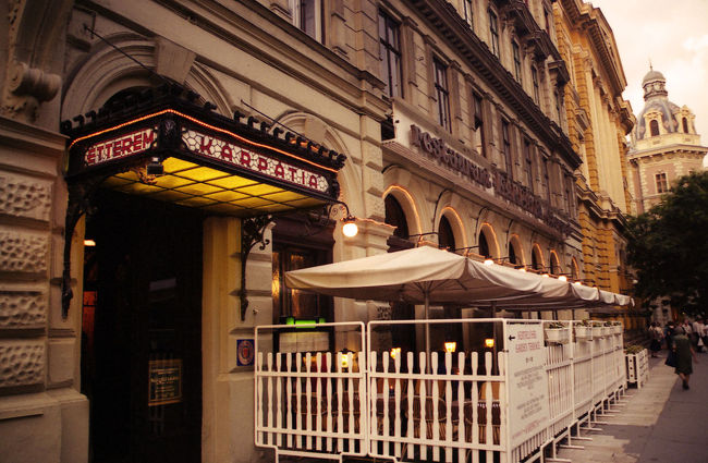 カルパティア<br />日本にいる知り合いから「ここは有名で、美味しいよ」と教えてもらっていたカルパティアというレストランで夕食を摂りました。ハンガリー名物のフォアグラで有名なお店です。フォアグラ自体、私はあんまり好きな食べ物ではないんですが、せっかくなので注文しました。日本で食べるものより臭みがなく、美味しかったです。