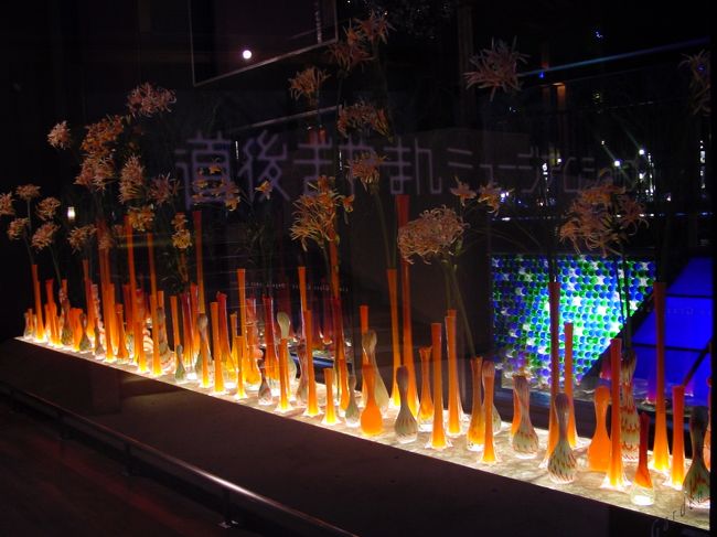 ガラスって綺麗ですね。ミュージアム内の展示物は撮影できなくてすみません。