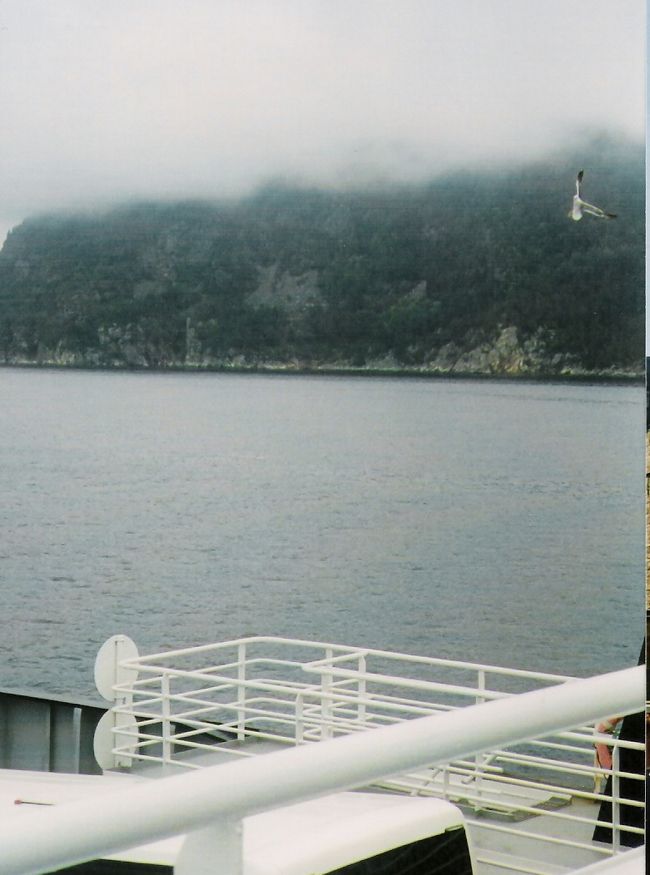 スタヴァンゲルからベルゲン行きのバスに乗りました。<br />バスは途中でバスごとフェリーに乗船。<br />なので私的にはフィヨルドクルーズ。のつもり。