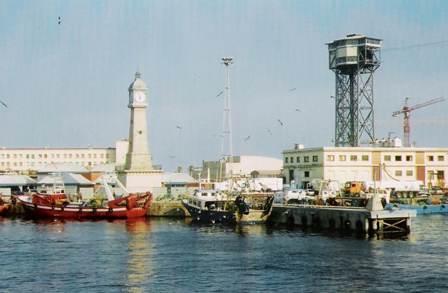 バルセロナの海です。<br />鳥のフン攻撃が大変でした。<br />