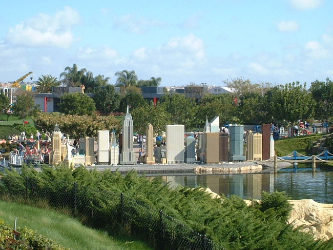 ニューヨークの街並みも再現。