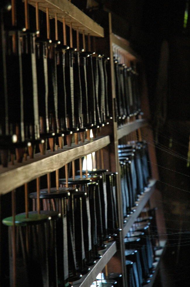 糸がたくさん。