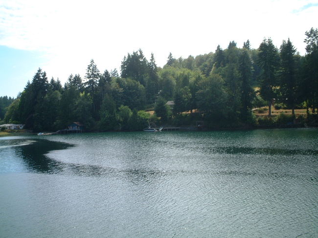 湖の名前は忘れてしまいましたが、綺麗だったので撮って島しました。