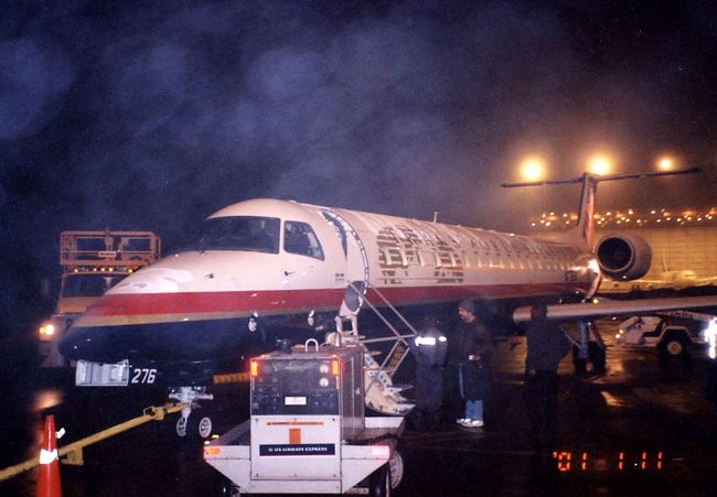 セントルイス＝ランバート国際空港。今はアメリカン航空に吸収されてしまった、ＴＷＡ航空のハブでした。ＴＷＡの飛行機ばっかりでした。今はどうなってるのでしょか。