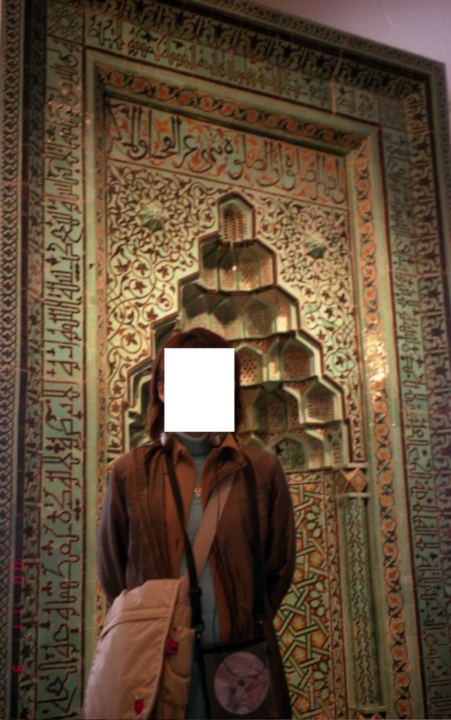 これも、最初は（というよりつい最近まで）何か気づかずにいました。 <br />先日、スペイン・アルハンブラの写真を整理していた後にこの写真を見て、同じ様式だと分かりました。 <br />鍾乳洞を模した室内装飾の一部と似ています。 