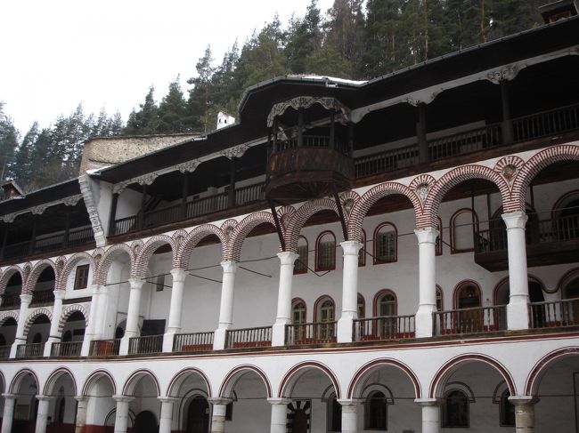 リラの僧院、静寂の中。