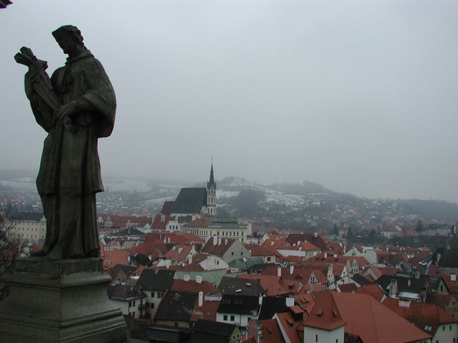 ☆チェスキー・クルムロフ☆<br />“魔女の宅急便”に出てきそうなメルヘンチックな街並