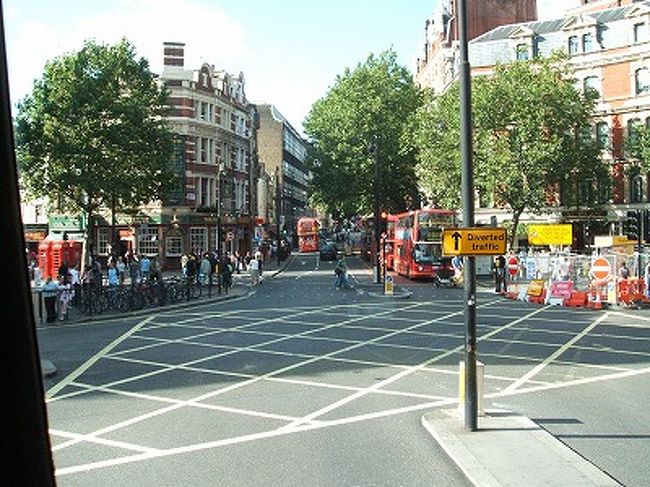 バスから見たロンドンの街。ロンドンの街並みは、本当に綺麗。