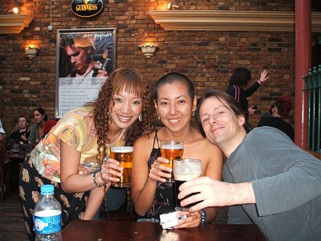 ３人でかんぱ〜い☆