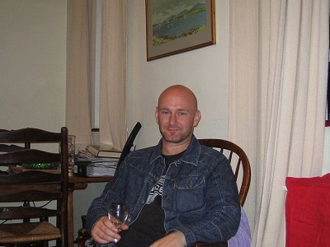 史恵里がロンドンに住んでた時の友達、スペンサー。ガイの家に遊びに来た時の写真。