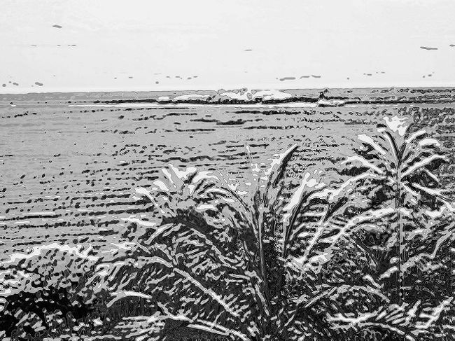 驚きましたか。これもビーチの絵です