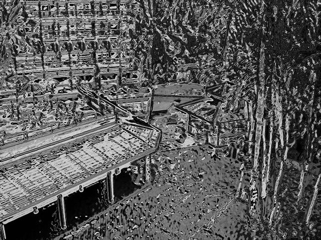 写真ではいまいちの映像も絵にするといい味が出てきます