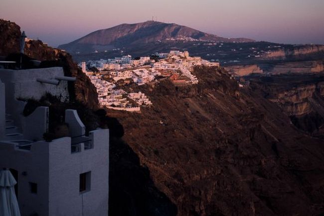 部屋から見える街。