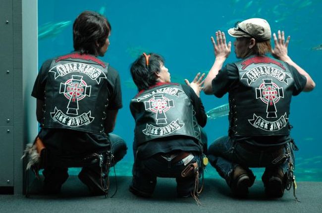 ツーリング途中のお兄さんたち。?