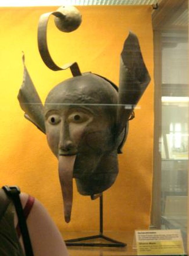 ローテンブルク中世犯罪博物館。<br />犯罪者用の鉄仮面。