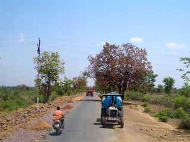 <br /><br />インドの大地のほとんどは、こういった何もない農村風景なんだよな〜と、つくづくそう思います。<br /><br />そこに、この旅行記の意味があるのかな〜なんて！