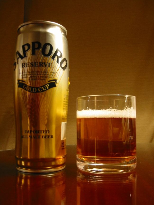 サッポロの輸出専用麦酒。<br />初めてみた缶だったので、持って帰ってきた。<br />
