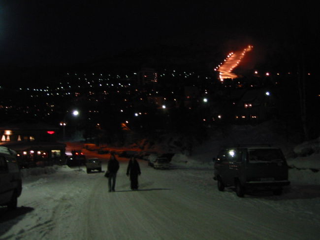 ナルビク。３時過ぎには、もう真っ暗になる。