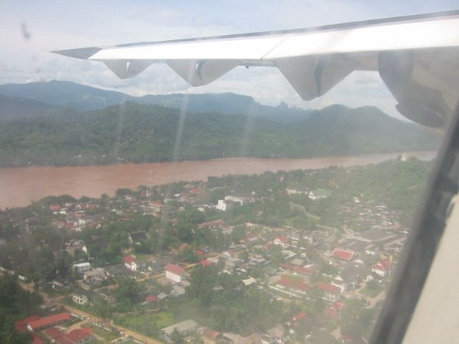 ルアンパパン上空