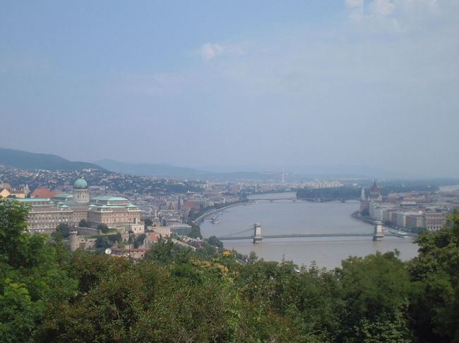 ゲッレールトの丘からの眺め