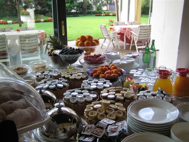 朝の食事も素晴らしい