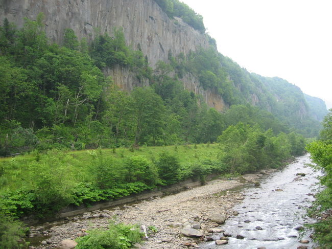層雲峡：かなり寒かったです。一気に駆け抜けました。