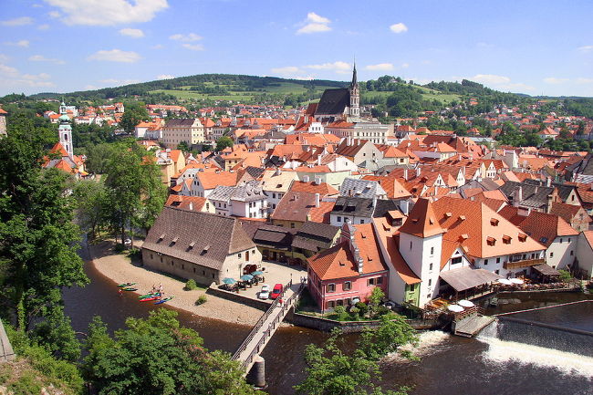 宮殿側から街を見下ろしたところ