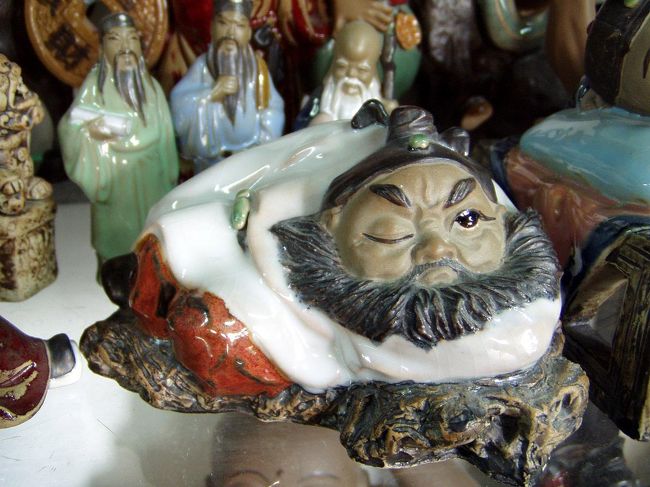 可愛い鍾馗さんのアップ。