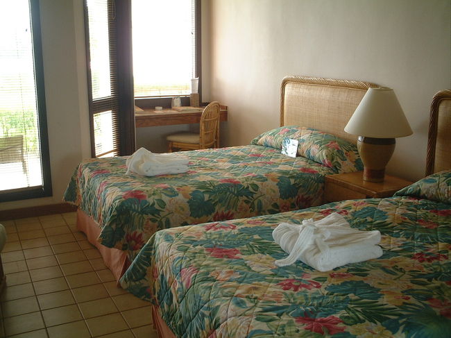 部屋の中。リゾート気分満喫です。