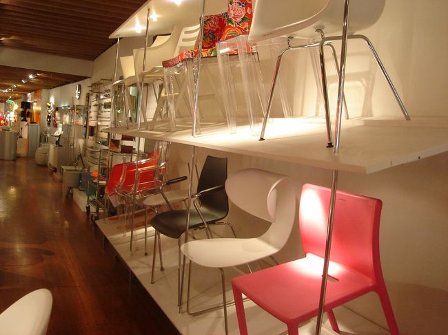 完全に趣味の世界です。これらもイルムス･ボーリフスの店内。椅子持って帰りたかった…。