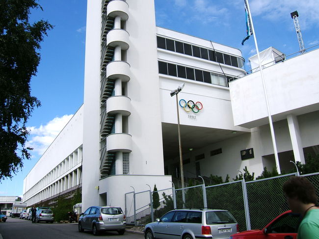 世界陸上の開幕を待つオリンピックスタジアム