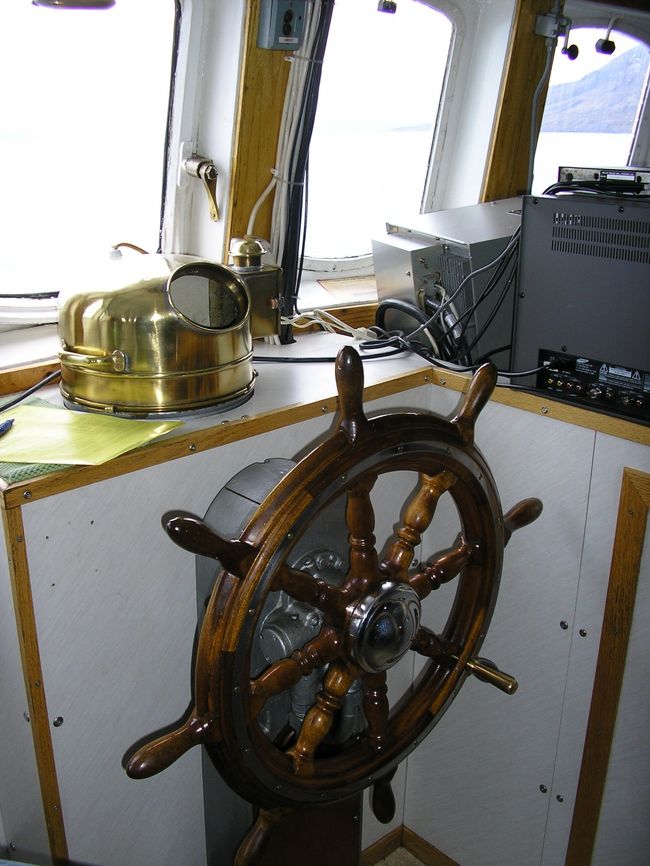 open boatなので船内どこにでも行くことができます。この辺の危機管理のなさが北欧のいいところですね。