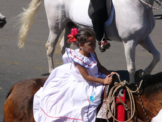 ちっちゃな子もおしゃれして。