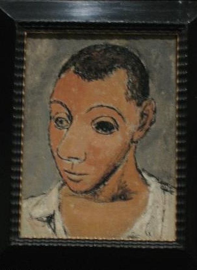 このピカソの作品にも感激！<br /><br />○だけで描かれた人物画でしょう？<br /><br />不必要な線はいっさい無い。<br />でも、表情は輝いている。<br />本当に面白い人物画だった。<br /><br />大好きな作品です。<br />