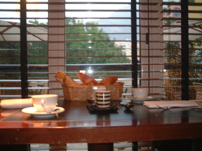 朝食もおしゃれな盛り付けです。