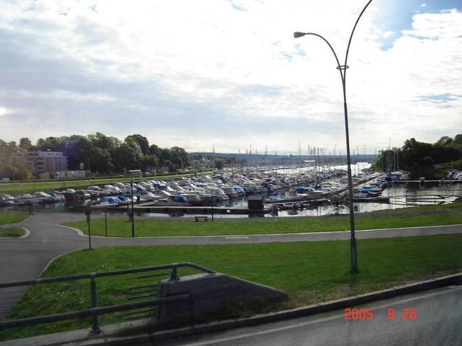 オスロ市内、車窓よりの一景。2005.8.26