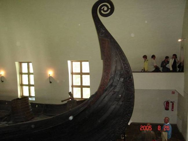 オスロ：バイキング船博物館にて。2005.8.26