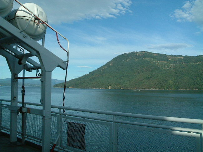 フェリーでバンクーバーへ渡りました。