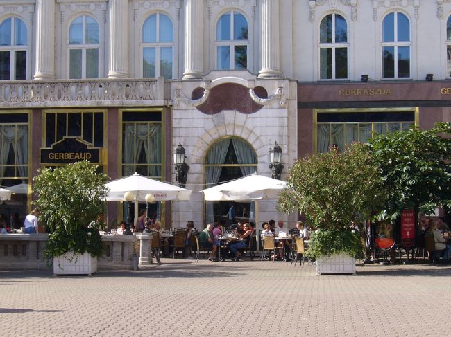 ジェルボーカフェに行ってきました。<br />１８５８年創業の歴史あるカフェです。<br /><br />ゲデレーの離宮には、このお店の前にたたずむ皇后エリザベートの絵姿が飾られています。