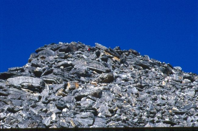 目前に迫るヒマラヤの風景を独り占めと、三脚を立てカメラをセットする。歩きながらの写真撮影は出来ない。撮影チャンスタイム。真っ青な青空、素晴らしい風景に酔うようにシャッターを押す。<br />登る仲間を望遠レンズで確認する。<br /><br />S氏もポーターも頂上を極めたと聞いた。厳しい登りだった様だ。おめでとう。