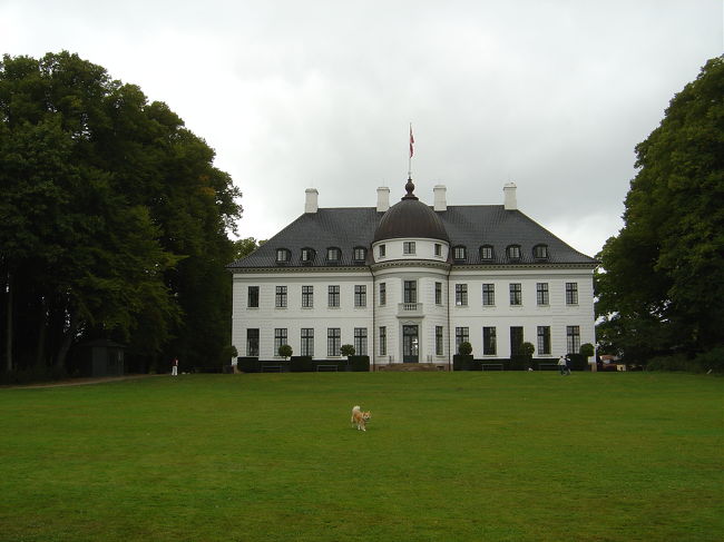 Copenhagen nokougai ni aru oshiro mawari wa kouen ni natte imasu. nazeka kokowa inu no sanpo ni tsukatte iru hitoga ooidesu.inu wa himonashi de jiyuuni hashirimawatte imasshita.kokoniwa rykousha wa konaidesu.