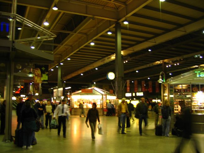 ローデンブルグを午後出発、ロマンティック街道を南下し、夜９時にミュンヘン中央駅に到着。<br />