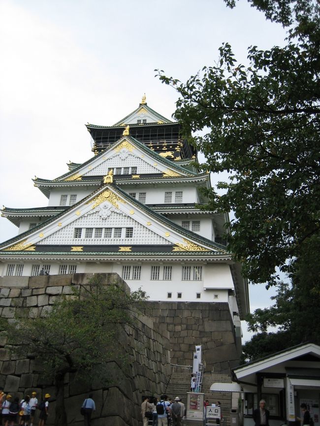 煌びやか。キンピカ。少し写ってる最上階のトラとか。　中はエレベーターにエレベーターお姉さんまでいて、充実した資料館だった。豊臣方か徳川方かといわれたら前者な自分。司馬遼太郎の『関ヶ原』の影響で。幸村の具足や幼い頃の秀頼の自書、井伊の赤備えなんかも展示してあって、ドキドキした。私がもっと想いを馳せるのは関ヶ原だけどね。