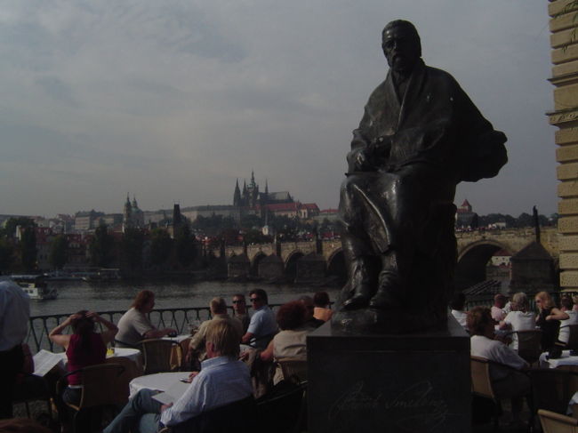 <br /><br /><br /><br />プラハ城遠望