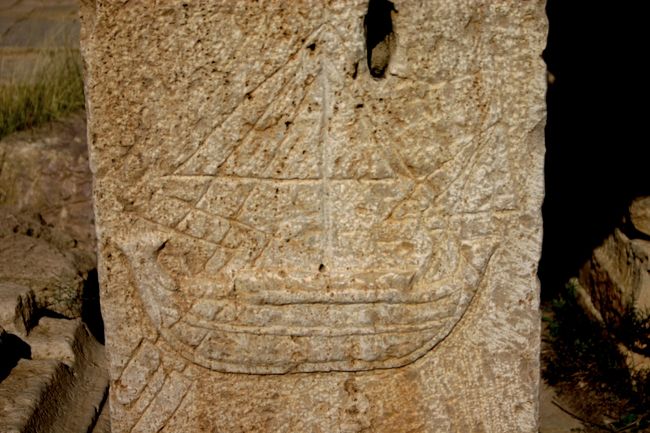 こちらはローマ帝国の船