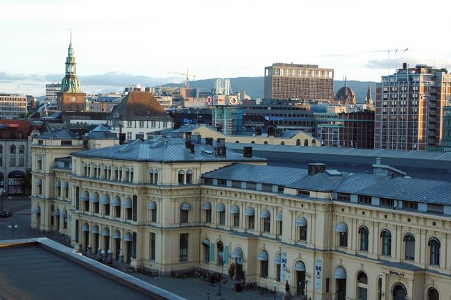 ホテルの部屋からの景色です<br />ホテルは駅のすぐ前