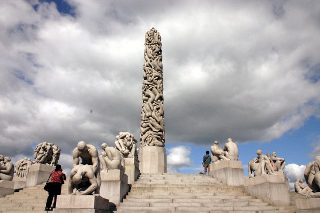 オスロ市民に大変愛されている公園です。